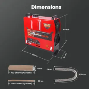 Bluetooth Diesel Lämmitin 8 kW + hätäakkukäynnistys
