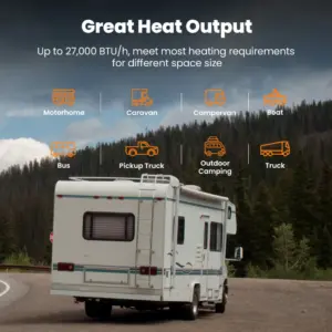 Bluetooth Diesel Lämmitin 8 kW + hätäakkukäynnistys