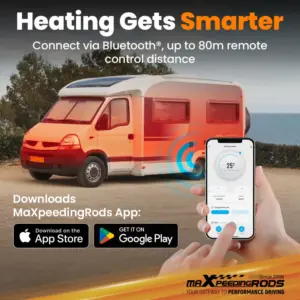1-5 kW Säädettävä Diesel Lämmitin + Bluetooth
