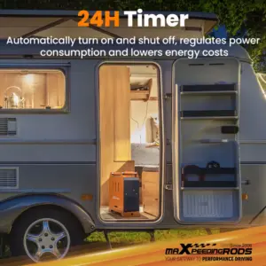 1-5 kW Säädettävä Diesel Lämmitin + Bluetooth