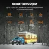 ah-ws3m-b8(7) Bluetooth 8 kW Diesel Lämmitin + hätäakkukäynnistys