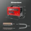 ah-ws3m-b8(9) Bluetooth 8 kW Diesel Lämmitin + hätäakkukäynnistys
