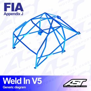 beedcfea6090192778a92884803bd042.jpg AST Rollcages V5 hitsattava 8-pisteen turvakaari Toyota Yaris XP10 - 3-ovinen - FIA-hyväksytty