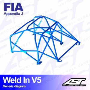 c5061064ff447350d2368fdff3542d53.jpg AST Rollcages V5 hitsattava 8-pisteen turvakaari Toyota Yaris XP10 - 3-ovinen - FIA-hyväksytty