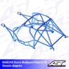 dd5d20071b31a2e7299bf474cf5d4388.jpg AST Rollcages V4 "Nascar" -tyylinen hitsattava 10-pisteen turvakaari Toyota Altezza / Lexus IS