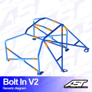 f9a4e8f226f21d4ff36a4618516c9199.jpg AST Rollcages V2 pultattava 6-pisteen turvakaari Toyota Soarer - FIA-hyväksytty