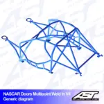 fcbf2ce12d67ea4624ceef6eca541584.jpg AST Rollcages V4 "Nascar" -tyylinen hitsattava 10-pisteen turvakaari Toyota Aristo