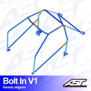 xlarge-0064250c4767c0383bc85a79c15f5f24.jpg AST Rollcages V1 pultattava 6-pisteen turvakaari Nissan Silvia PS13 - FIA-hyväksytty