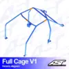 AST Rollcages V1 pultattava 6-pisteen turvakaari Fiat Panda