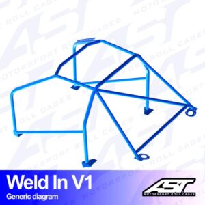 xlarge-37799.jpg AST Rollcages V1 hitsattava 8-pisteen turvakaari Audi A4 B5 Avant (Quattro) - FIA-hyväksytty
