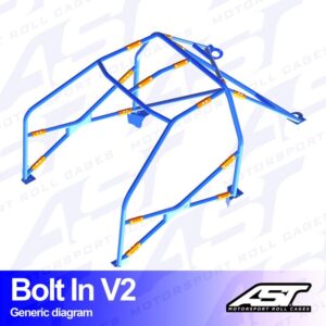 xlarge-41439.jpg AST Rollcages V2 pultattava 6-pisteen turvakaari Honda CRX - FIA-hyväksytty
