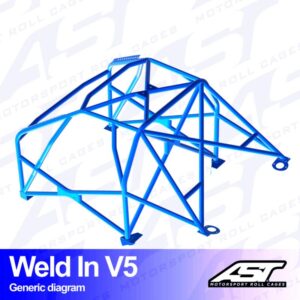 xlarge-4a35e2709328eea7ab65b1673d71d3cc.jpg AST Rollcages V5 hitsattava 8-pisteen turvakaari Audi S4 B5 Avant (Quattro) - FIA-hyväksytty
