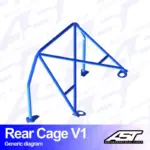 xlarge-4b59bbb89863f339ca924bc703b8888f.jpg AST Rollcages V1 pultattava takaosan turvakaari BMW E30 Coupe, 4WD