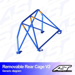 AST Rollcages V2 irroitettava pultattava takaosan turvakaari Toyota MR2 SW20