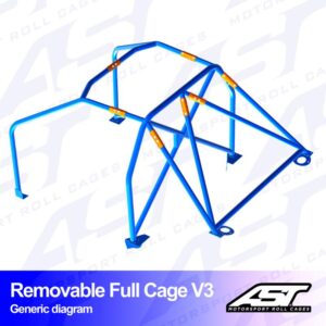 xlarge-d5995a5afb5ab4bd732ee1ac302ff338.jpg AST Rollcages V3 irroitettava pultattava 6-pisteen turvakaari Audi A3 8V - 5-ovinen, Sportback, Quattro