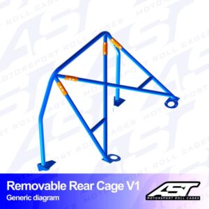 xlarge-daafcc96d28857ee8e0dc0a5976bb5ae.jpg AST Rollcages V1 irroitettava pultattava takaosan turvakaari Ford Fiesta MK3 - 3-ovinen