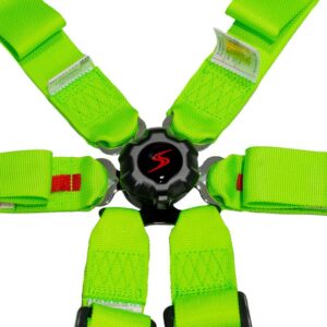 xlarge-ULTRA-GR-2025-10 DriftShop 6-pistevyöt – Fluovihreä – FIA 2026