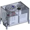 SPD 30L Fuel Cell Polttoainesäiliö Sisäisille Pumpuille – Alumiini, AN12/AN10 Liitännät, Ethanol / E85 Yhteensopiva