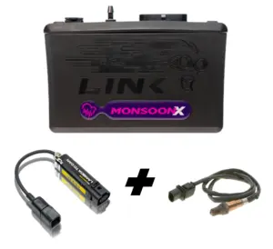 monsoonX+LambdaToCan Link Ecu MonsoonX + Ecumaster Lambda to Can + Bosch LSU 4.9 laajakaista lambda -Bundle